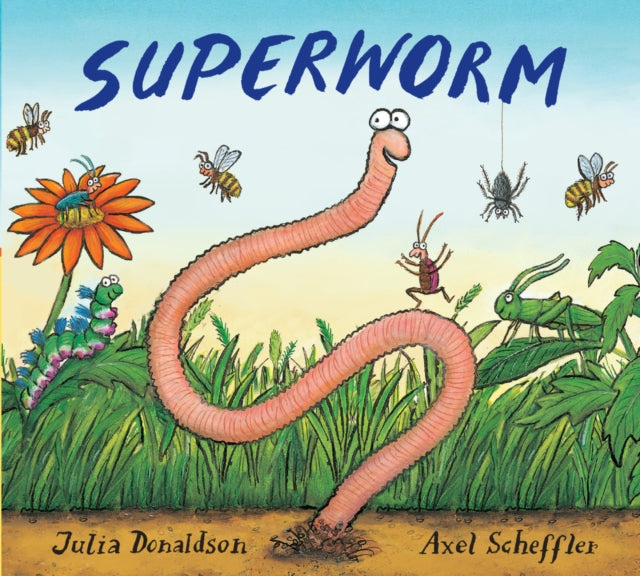 Cover image for 9781407168197 - Superworm Gift Edition Board Book