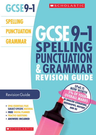Cover image for 9781407182698 - Spelling, Punctuation and Grammar Revision Guide for All Boards