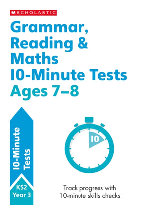 Cover image for 9781407183145 - Grammar, Reading & Maths 10-Minute Tests Ages 7-8