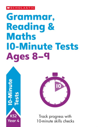 Cover image for 9781407183152 - Grammar, Reading & Maths 10-Minute Tests Ages 8-9