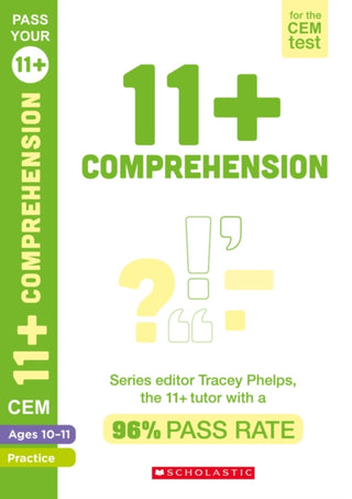 Cover image for 9781407183763 - 11+ English Comprehension Practice and Assessment for the CEM Test Ages 10-11