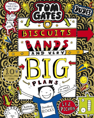 Cover image for 9781407189307 - Tom Gates: Biscuits, Bands and Very Big Plans