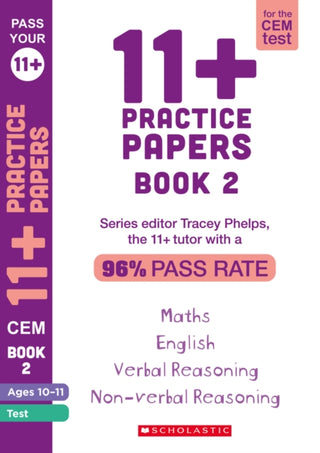 Cover image for 9781407190792 - 11+ Practice Papers for the CEM Test Ages 10-11 - Book 2