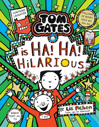 Cover image for 9781407191126 - Tom Gates Ha! Ha! Hilarious HB