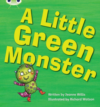Cover image for 9781408260715 - Bug Club Phonics - Phase 4 Unit 12: A Little Green Monster
