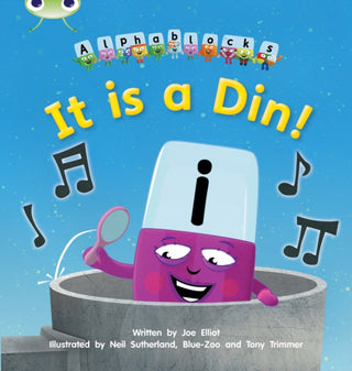 Cover image for 9781408279489 - Bug Club Phonics - Phase 2 Unit 1-2: Alphablocks It is a Din