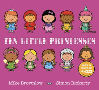 Cover image for 9781408330128 - Ten Little Princesses