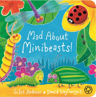 Cover image for 9781408341889 - Mad About Minibeasts! Board Book