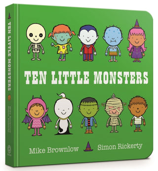 Cover image for 9781408346488 - Ten Little Monsters Board Book