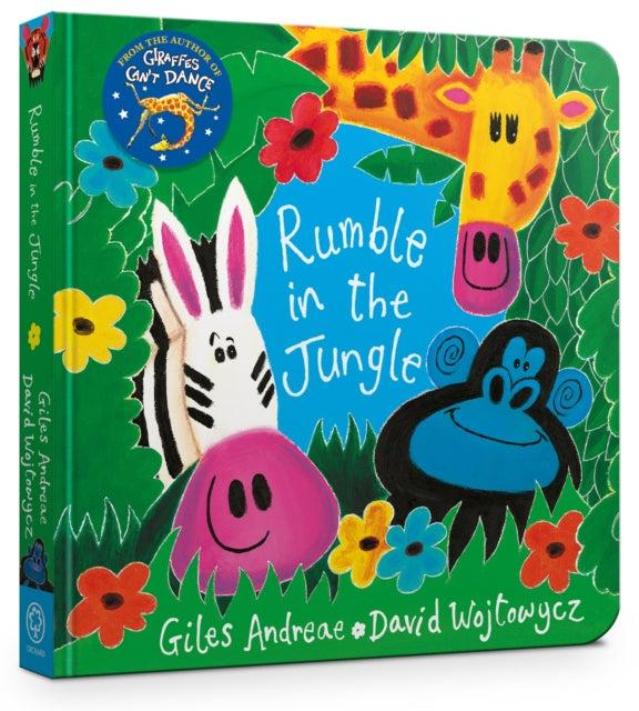 Cover image for 9781408352519 - Rumble in the Jungle Board Book