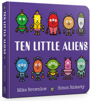 Cover image for 9781408354377 - Ten Little Aliens Board Book