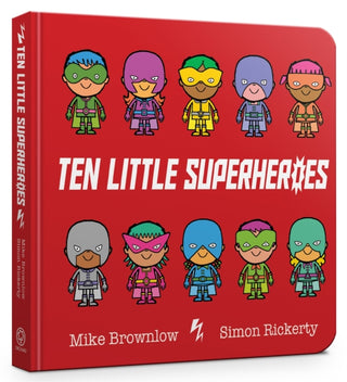 Cover image for 9781408354384 - Ten Little Superheroes Board Book