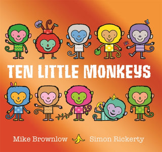 Cover image for 9781408355893 - Ten Little Monkeys