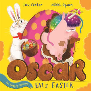 Cover image for 9781408359396 - Oscar The Hungry Unicorn Eats Easter