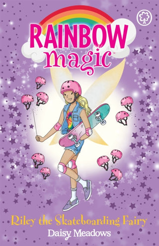 Cover image for 9781408364482 - Rainbow Magic: Riley the Skateboarding Fairy