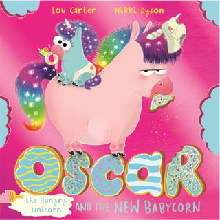 Cover image for 9781408365137 - Oscar the Hungry Unicorn and the New Babycorn