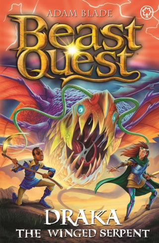 Cover image for 9781408367469 - Beast Quest: Draka the Winged Serpent