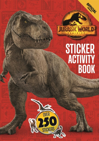 Cover image for 9781408368503 - Official Jurassic World Dominion Sticker Activity Book