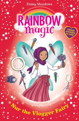 Cover image for 9781408369401 - Rainbow Magic: Nur the Vlogger Fairy