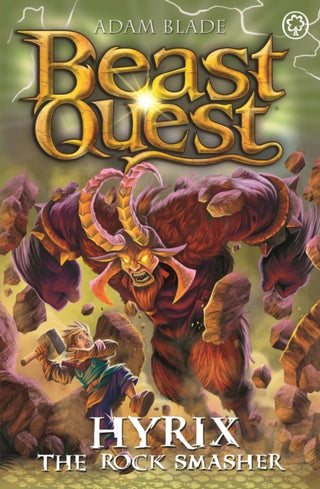 Cover image for 9781408369678 - Beast Quest: Hyrix the Rock Smasher