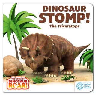 Cover image for 9781408372722 - The World of Dinosaur Roar!: Dinosaur Stomp! The Triceratops: Book 4
