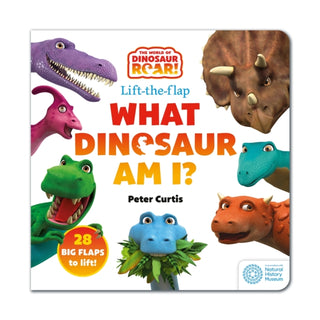 Cover image for 9781408372784 - The World of Dinosaur Roar!: What Dinosaur Am I?