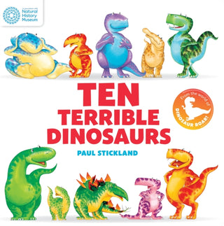 Cover image for 9781408372791 - Ten Terrible Dinosaurs