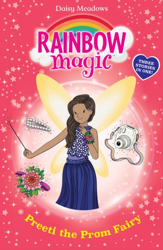 Cover image for 9781408374375 - Rainbow Magic: Preeti the Prom Fairy