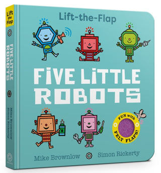 Cover image for 9781408377567 - Five Little Robots