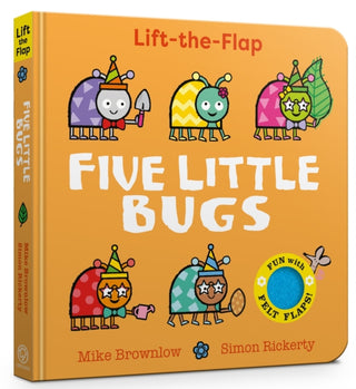 Cover image for 9781408377741 - Five Little Bugs