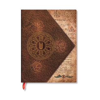 Cover image for 9781408764756 - The Grimmerie (Wicked Collection) Midi Lined Hardcover Journal (Elastic Band Closure)