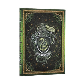Cover image for 9781408765142 - Slytherin Journal Midi Custom Unlined Hardcover, 144pg, 120GSM by Paperblanks (Harry Potter Collection)
