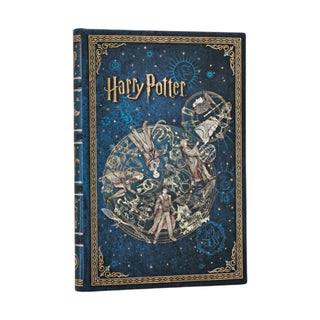 Cover image for 9781408765234 - Legends of Hogwarts Journal Mini Custom Lined Hardcover, 176pg, 85GSM by Paperblanks (Harry Potter Collection)