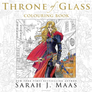 Cover image for 9781408881422 - The Throne of Glass Colouring Book