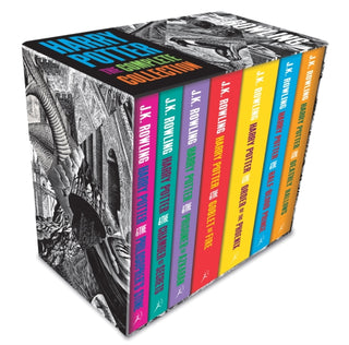 Cover image for 9781408898659 - Harry Potter Boxed Set: The Complete Collection (Adult Paperback)