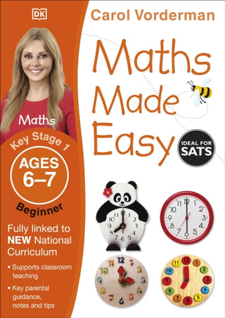 Cover image for 9781409344780 - Maths Made Easy: Beginner, Ages 6-7 (Key Stage 1)