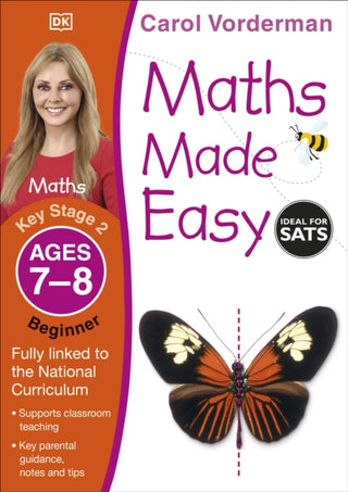 Cover image for 9781409344803 - Maths Made Easy: Beginner, Ages 7-8 (Key Stage 2)