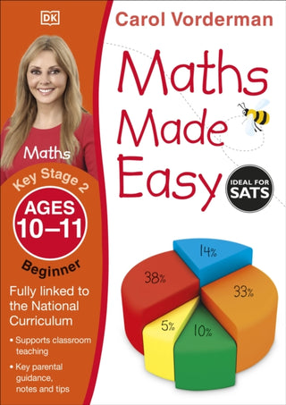Cover image for 9781409344858 - Maths Made Easy: Beginner, Ages 10-11 (Key Stage 2)
