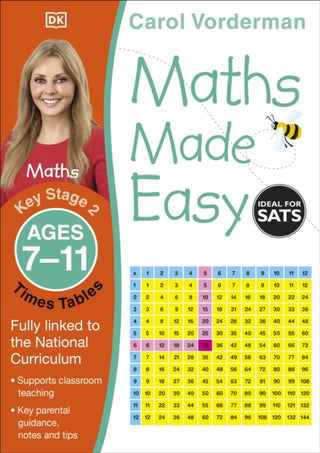Cover image for 9781409344902 - Maths Made Easy: Times Tables, Ages 7-11 (Key Stage 2)
