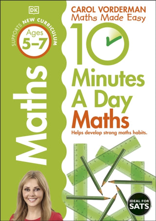Cover image for 9781409365419 - 10 Minutes A Day Maths, Ages 5-7 (Key Stage 1)