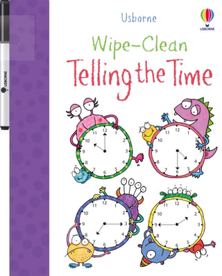 Cover image for 9781409551737 - Wipe-clean Telling the Time