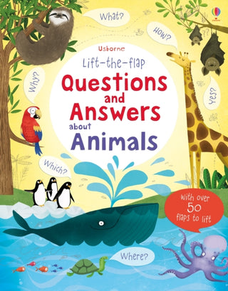Cover image for 9781409562115 - Lift-the-flap Questions and Answers about Animals