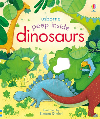 Cover image for 9781409582038 - Peep Inside Dinosaurs