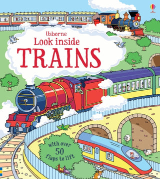 Cover image for 9781409582083 - Look Inside Trains