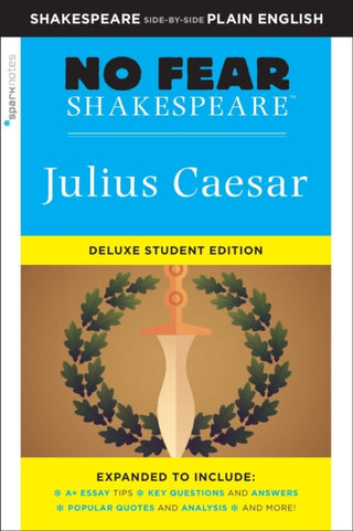 Cover image for 9781411479654 - Julius Caesar: No Fear Shakespeare Deluxe Student Edition