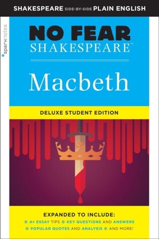 Cover image for 9781411479678 - Macbeth: No Fear Shakespeare Deluxe Student Edition