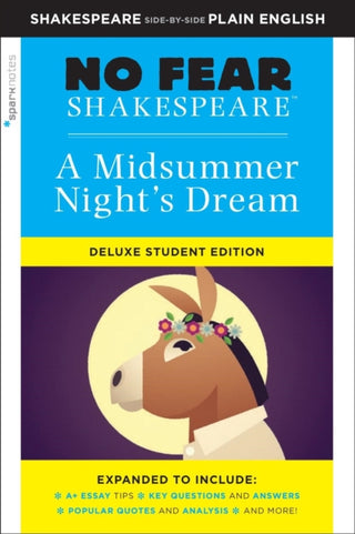 Cover image for 9781411479692 - Midsummer Night's Dream: No Fear Shakespeare Deluxe Student Edition