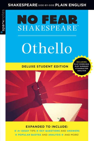 Cover image for 9781411479708 - Othello: No Fear Shakespeare Deluxe Student Edition