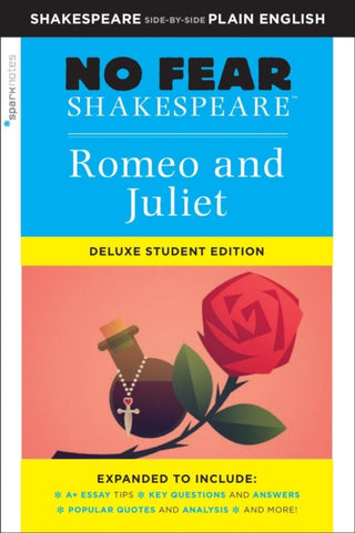 Cover image for 9781411479715 - Romeo and Juliet: No Fear Shakespeare Deluxe Student Edition