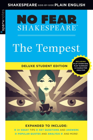 Cover image for 9781411479722 - Tempest: No Fear Shakespeare Deluxe Student Edition
